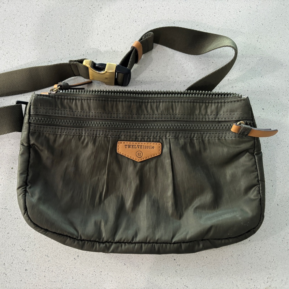 Twelve Little Olive Green Baby Bag Crossbody